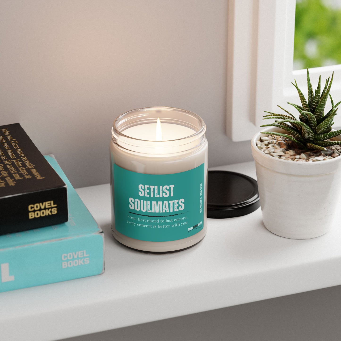 Setlist Soulmates Scented Soy Candle, 9oz - Perfect Gift for Any Live Music Lover