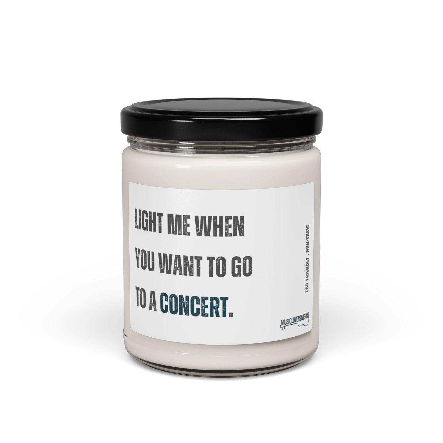 Concert Lover Scented Soy Candle, 9oz - Perfect Gift for Any Music Lover