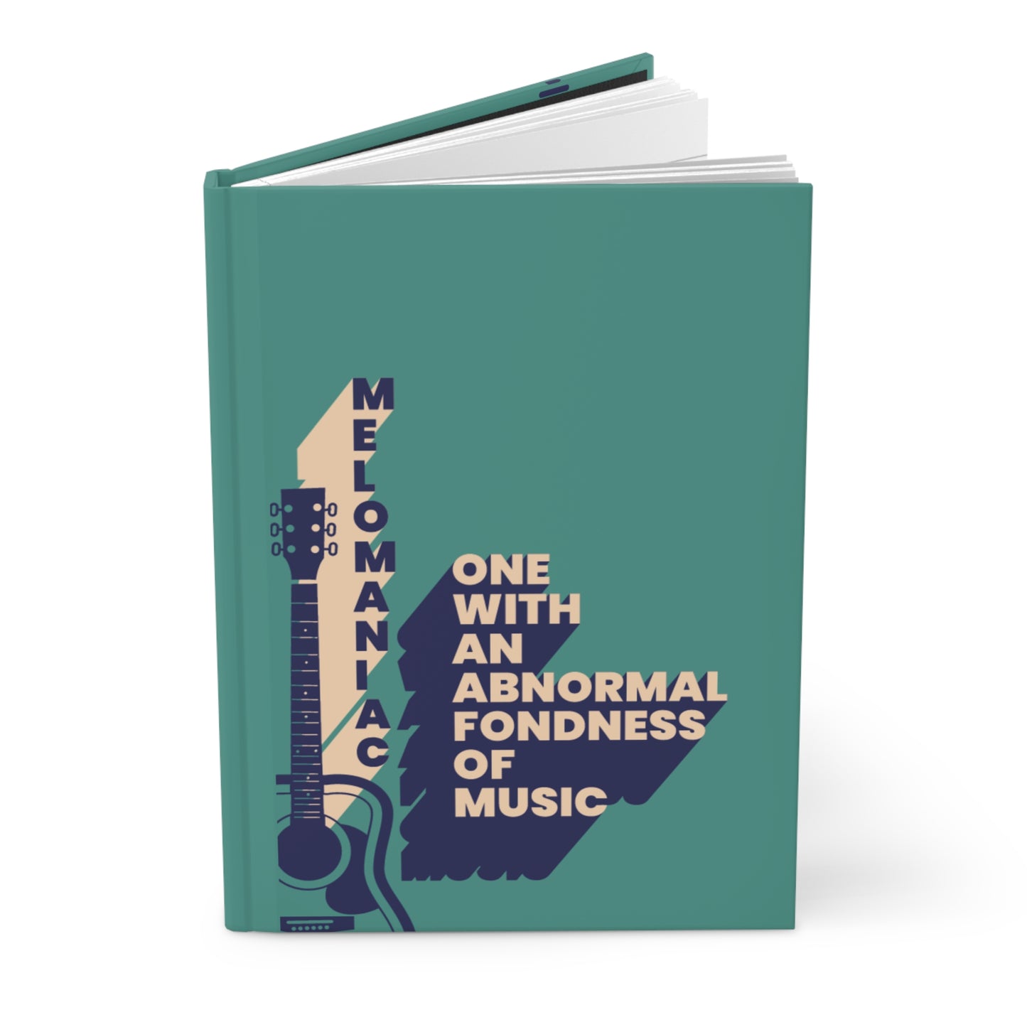 Music Lover's Hardcover Journal, Ideal for Musicians & Songwriters, Gifts for Music Lovers, Music-Themed Diary, Personalized Journal
