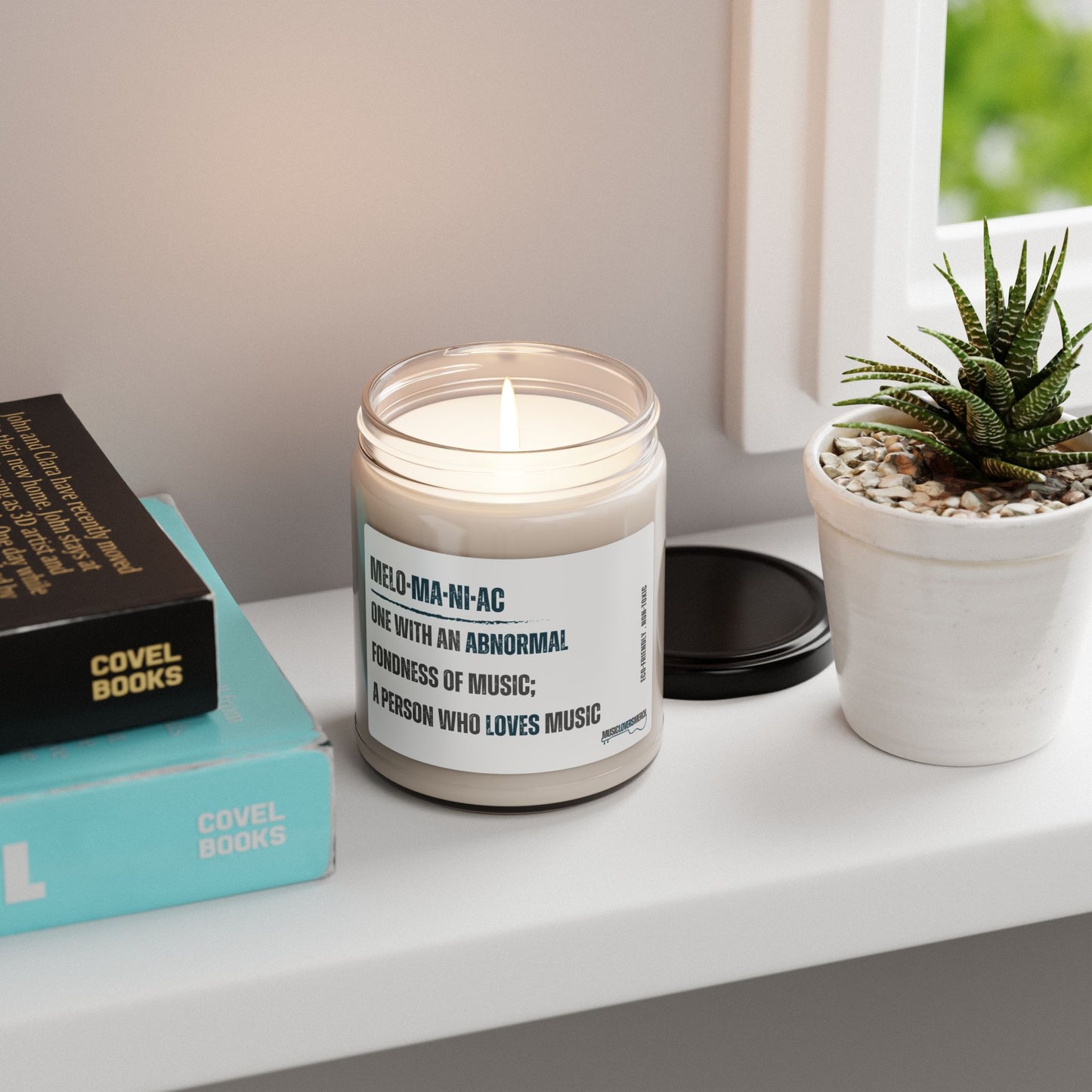 Melo-Maniac Scented Soy Candle, 9oz - Perfect Gift for Any Music Lover