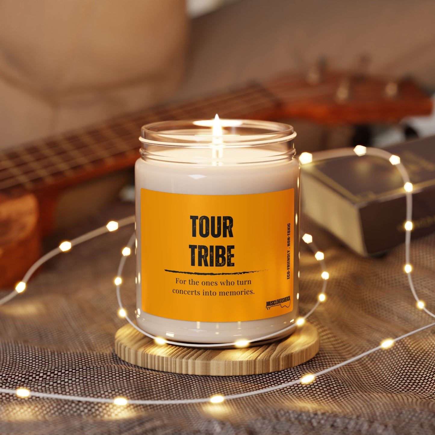 Tour Tribe Scented Soy Candle, 9oz - Perfect Gift for Any Live Music Lover