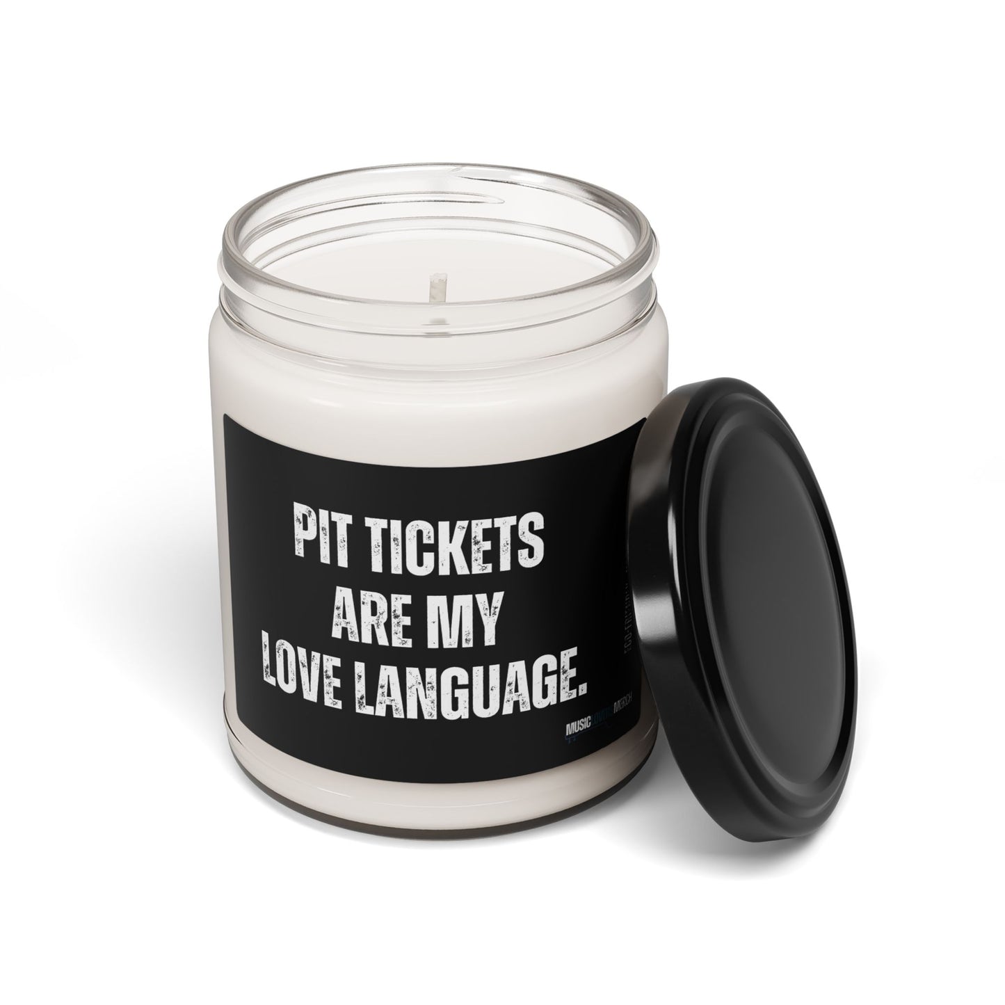Pit Tickets are my Love Language Scented Soy Candle, 9oz - Perfect Gift for Any Live Music Lover