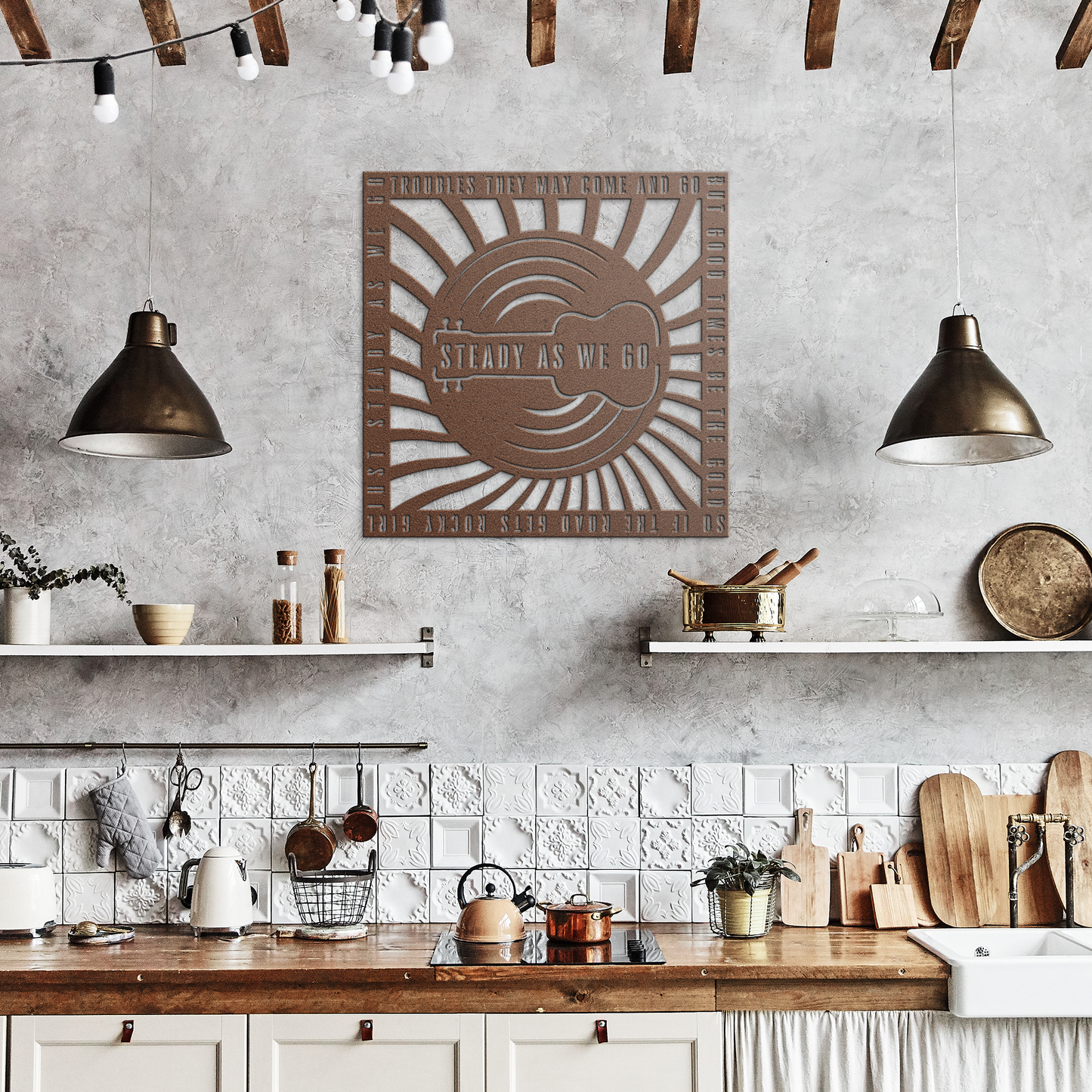 Personalized_Lyrics_Die-Cut_Metal_Wall_A_Copper_Rustic_Kitchen_Mockup.png