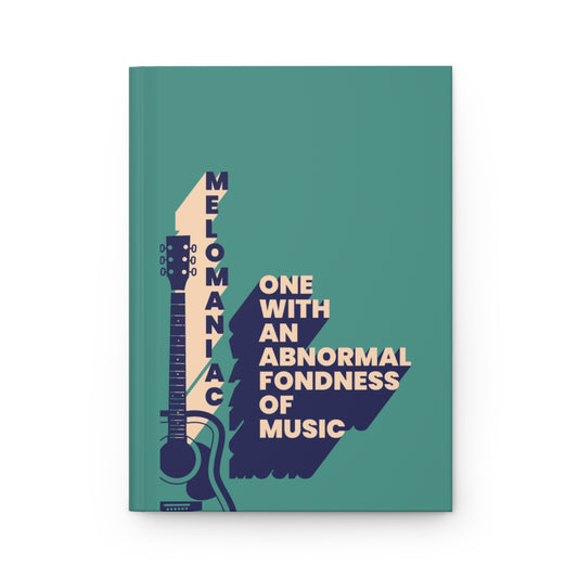 Music Lover's Hardcover Journal, Ideal for Musicians & Songwriters, Gifts for Music Lovers, Music-Themed Diary, Personalized Journal
