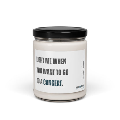 Concert Lover Scented Soy Candle, 9oz - Perfect Gift for Any Music Lover