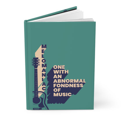 Music Lover's Hardcover Journal, Ideal for Musicians & Songwriters, Gifts for Music Lovers, Music-Themed Diary, Personalized Journal