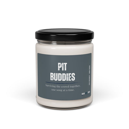 Pit Buddies Scented Soy Candle, 9oz - Perfect Gift for Any Live Music Lover