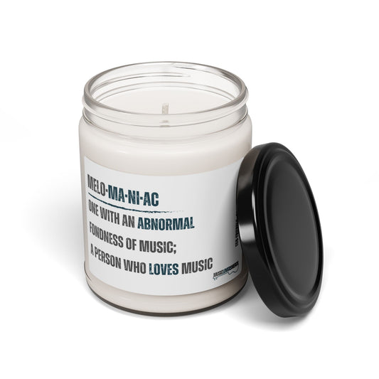 Melo-Maniac Scented Soy Candle, 9oz - Perfect Gift for Any Music Lover