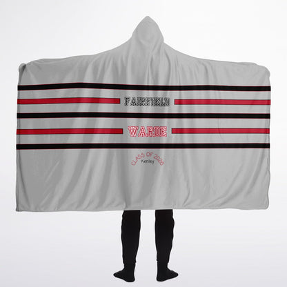Campus Cozy Personalized Sherpa Hooded Blanket - Fairfield Warde Fundraiser