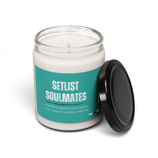 Setlist Soulmates Scented Soy Candle, 9oz - Perfect Gift for Any Live Music Lover
