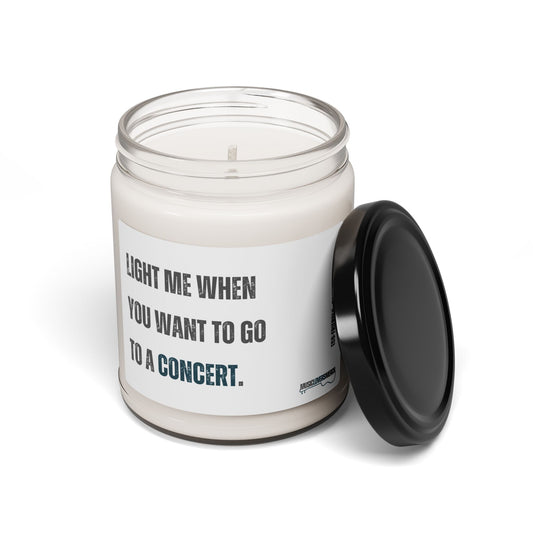 Concert Lover Scented Soy Candle, 9oz - Perfect Gift for Any Music Lover