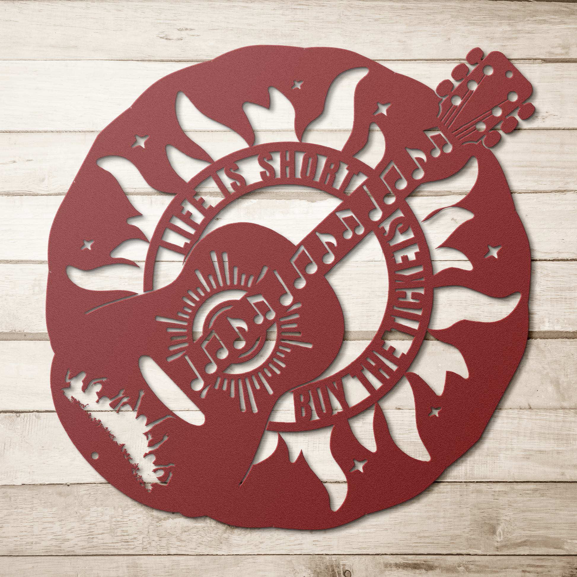 Life_is_Short_Buy_the_Tickets_Guitar_Me_Red_Simple_Wood_BKGD_Mockup.png
